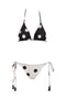 Bimori Dots Black Bikini Top & Tina Dots White Bikini Bottom