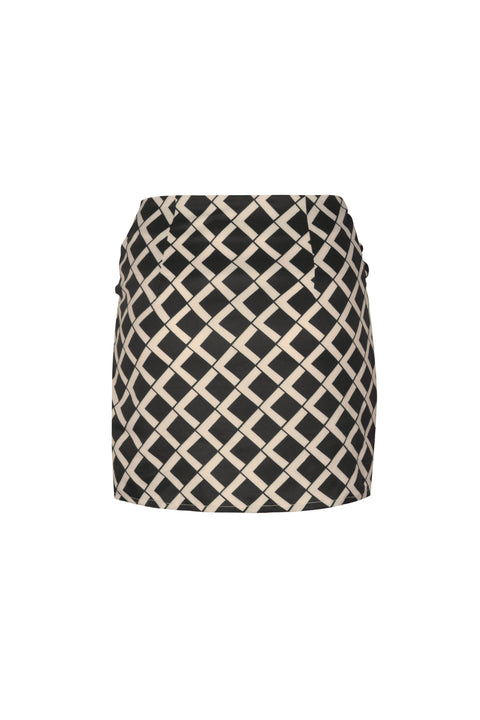 Andreina Black Deco Skirt