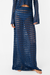 Ponto Blue Navy Knitted-Skirt