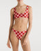 Lu Red Checkers Bikini Top & Luli Red Checkers Bikini Bottom