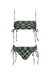 Clarisa Blue Checkers Bikini Top & Isa Blue Checkers Bikini Bottom